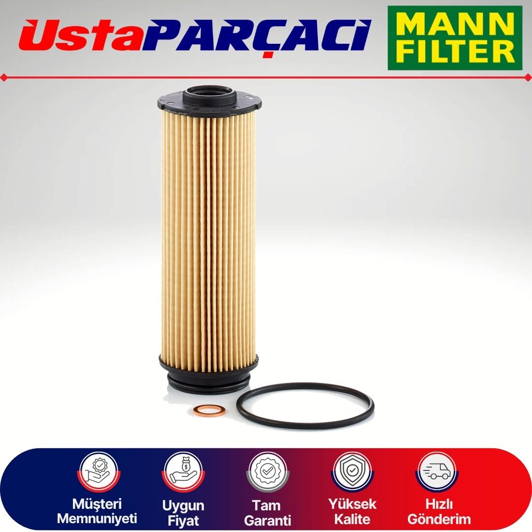 Mann-Filter Bmw 7 Serisi G11 7.30D Dizel Yağ Filtresi 2015-2022 HU6022Z 11428583898