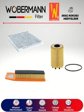 Wöbermann Fiat Doblo 1.3 E5 Dizel Filtre Bakım Seti 2016-2020 3KP