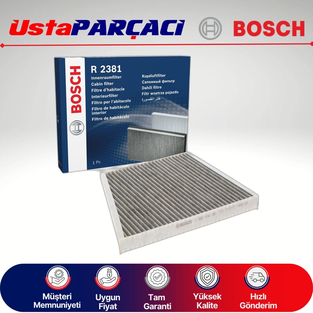 Bosch Karbonlu Polen Filtresi 1987432381