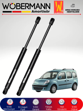 Wöbermann Renault Kangoo Bagaj Amortisörü Takım Sağ-Sol 2009-Sonrası