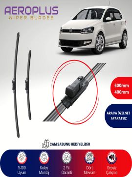 Aeroplus VW Polo 2009-2017 Muz Silecek Takımı