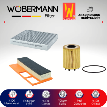 Wöbermann Fiat Fiorino 1.3 Multijet E4 Filtre Bakım Seti 2008-2011 3KP