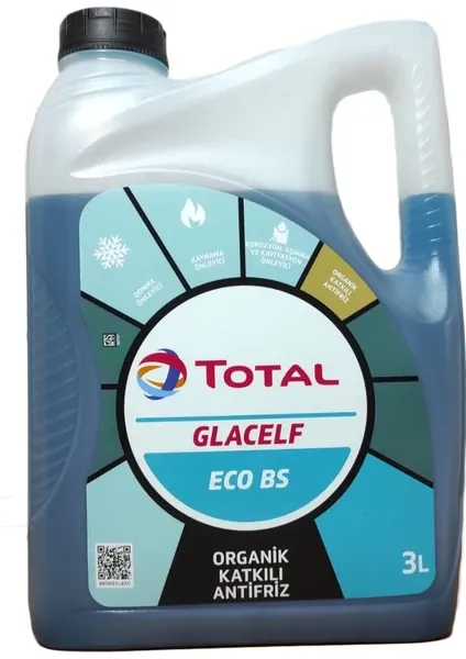 Total Glacelf Eco BS Mavi Antifriz 3 Litre