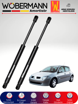 Wöbermann Renault Megane 2 II HB Bagaj Amortisörü Takım Sağ-Sol 2004-2009