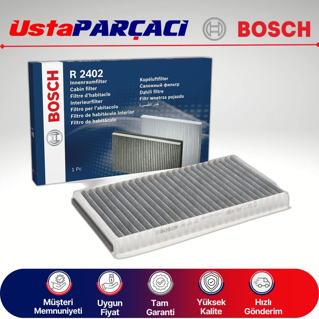 Bosch Karbonlu Polen Filtresi 1987432402