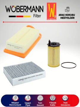 Wöbermann Ford Fusion 1.4 Tdci Filtre Bakım Seti 2003-2013 3KP
