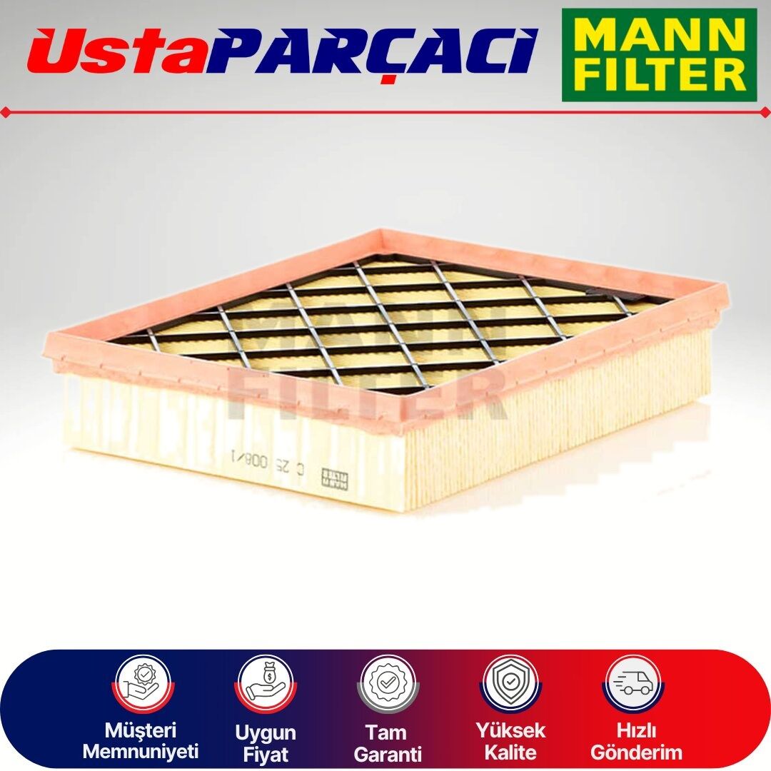 Mann-Filter Ford Mondeo 1.6 Tdci Hava Filtresi 2014-2017 C25008/1 DS739601AC