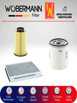 Wöbermann Ford Kuga 1.5 Ecoboost Filtre Bakım Seti 2015-2018 3KP