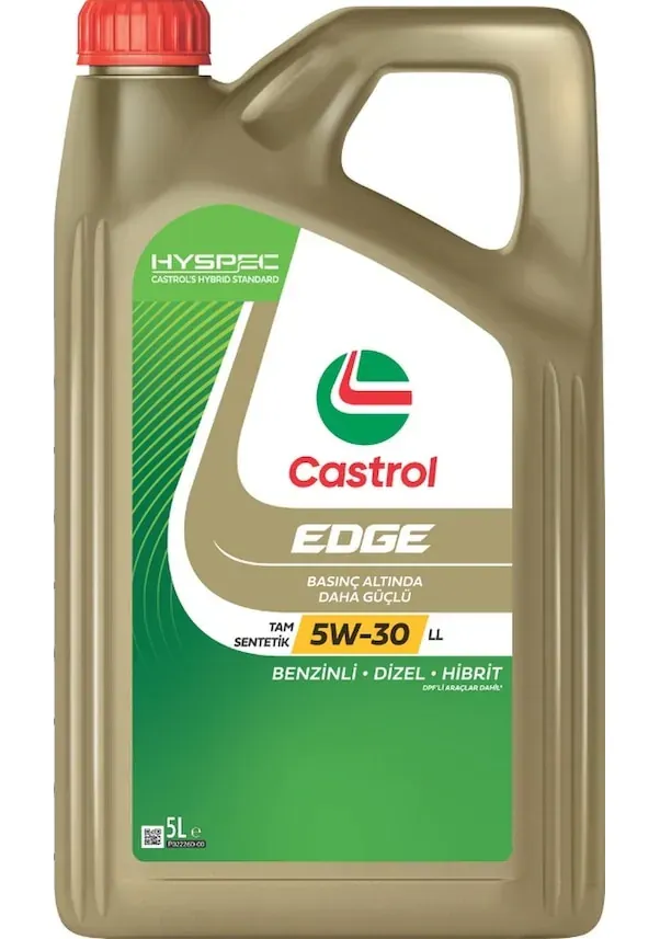 Castrol Edge 5W-30 LL Tam Sentetik DPF Motor Yağı 5 Litre