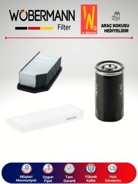 Wöbermann Hyundai i20 1.2 Benzin Filtre Bakım Seti 2009-2013 3KP