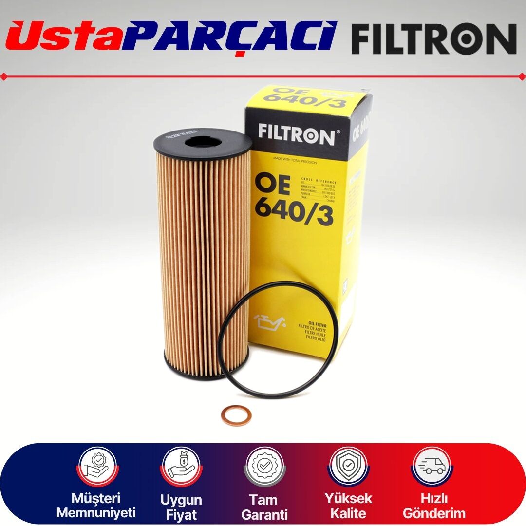 Filtron Yağ Filtresi OE640/3 00A115466