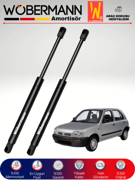 Wöbermann Nissan Micra Bagaj Amortisörü Takım Sağ-Sol 1992-2003