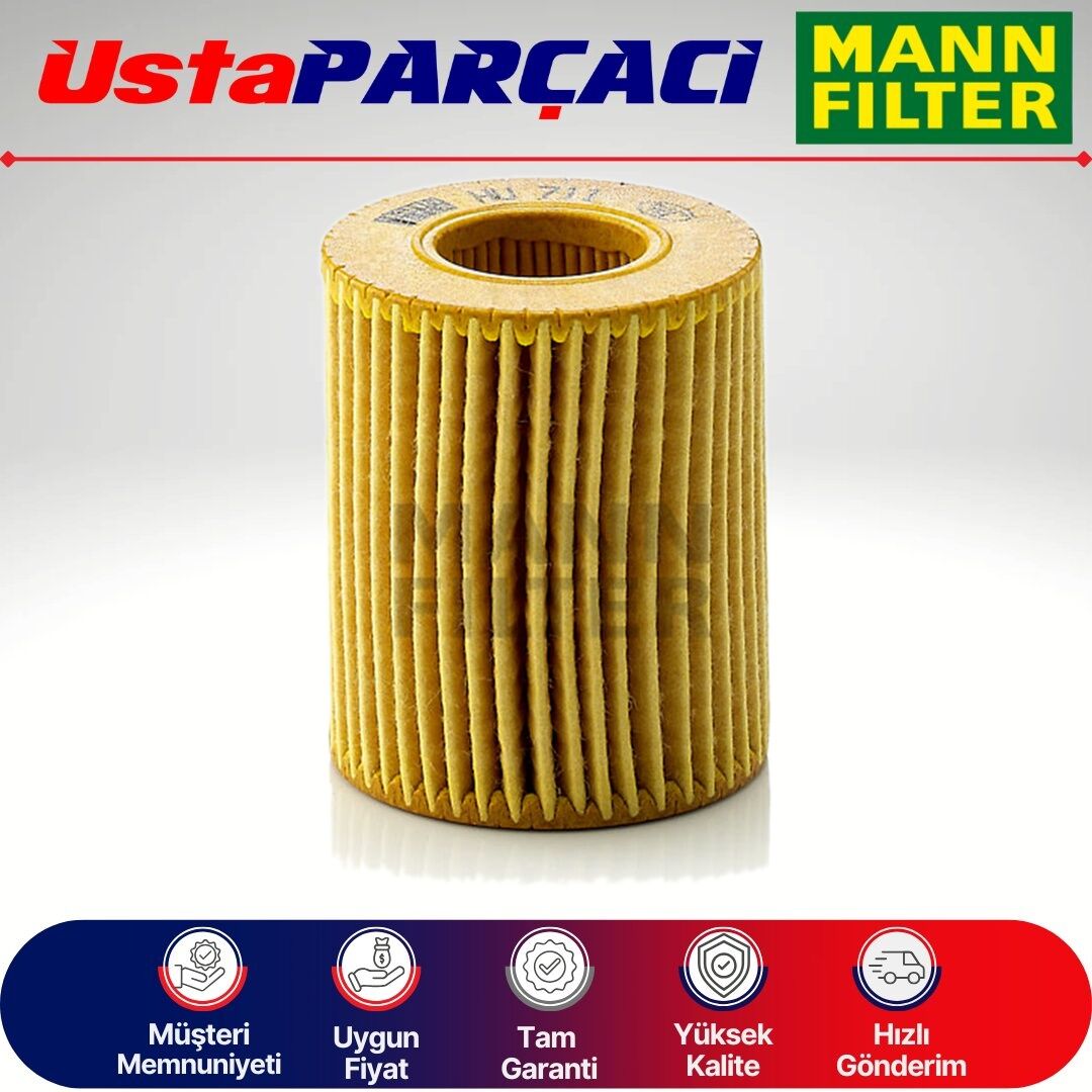 Mann-Filter Yağ Filtresi HU711X 1124160