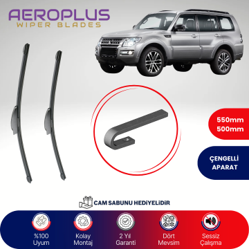 Aeroplus Mitsubishi Pajero 2009-2015 Muz Silecek Takımı