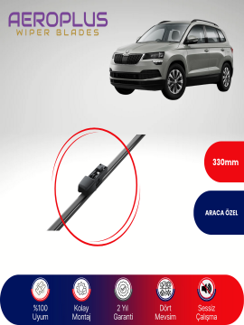 Aeroplus Skoda Karoq 2017-2023 Arka Silecek