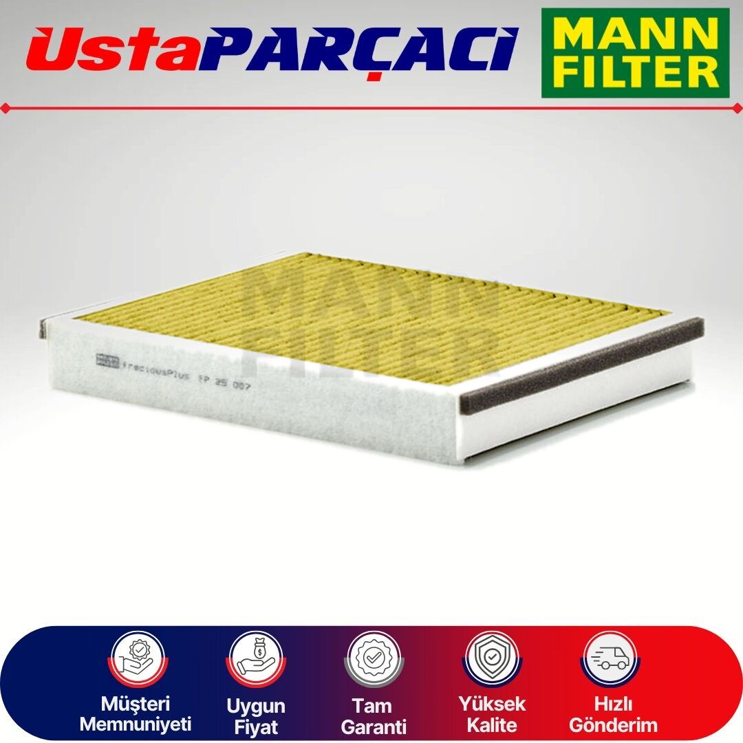 Mann-Filter Ford Connect Anti-Alerjen Karbonlu Polen Filtresi 2014-2022 FP25007 AV6N-18D543-AA