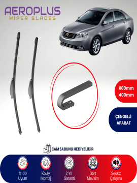 Aeroplus Geely Emgrand 2012-2018 Muz Silecek Takımı