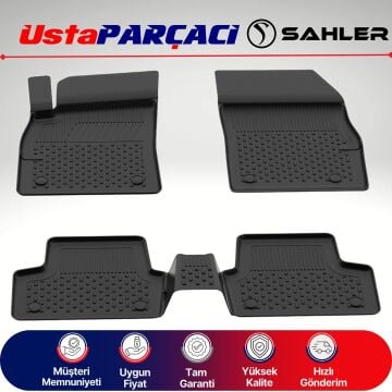 Sahler Opel Astra J Sedan 2012-2019 Uyumlu Araca Özel 4.5D Havuzlu Oto Paspas (5 Parça) Siyah