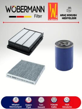 Wöbermann Kia Sportage 1.6 Gdi T-Gdi Filtre Bakım Seti 2016-2020 3KP