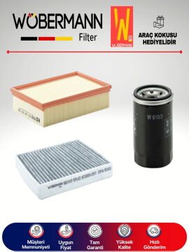 Wöbermann Mitsubishi ASX 1.6 Benzin Filtre Bakım Seti 2010-2015 3KP