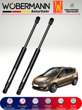 Wöbermann Megane Grand Scenic 2 II Bagaj Amortisörü Takım Sağ-Sol 2010-2013