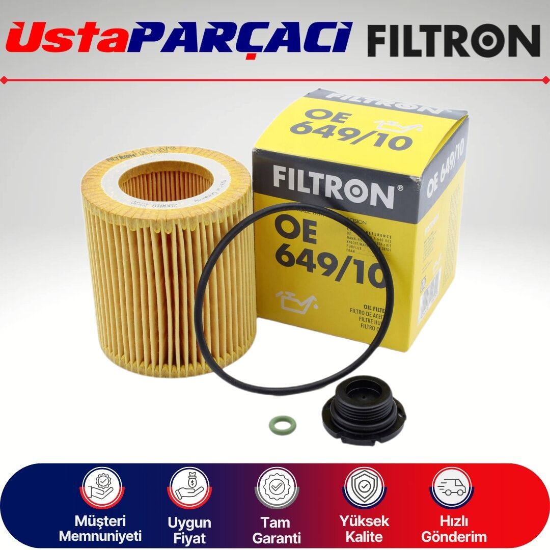 Filtron Yağ Filtresi OE649/10 11427640862