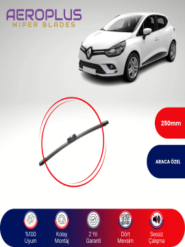 Aeroplus Renault Clio 4 2012-2019 Arka Silecek
