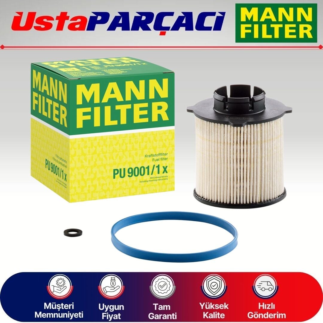 Mann-Filter Opel Meriva B 1.3 Cdti Dizel Yakıt Filtresi 2011-2012 PU9001/1X 13263262