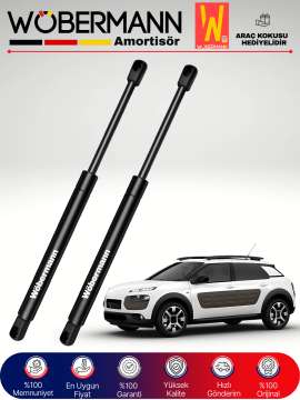 Wöbermann Citroen C4 Cactus Bagaj Amortisörü Takım Sağ-Sol 2014-2015