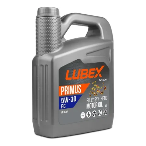 Lubex Primus EC 5W-30 Tam Sentetik Motor Yağı 4 L