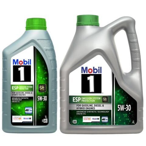 Mobil 1 ESP 5W-30 Tam Sentetik Motor Yağı 4 L + 1 L