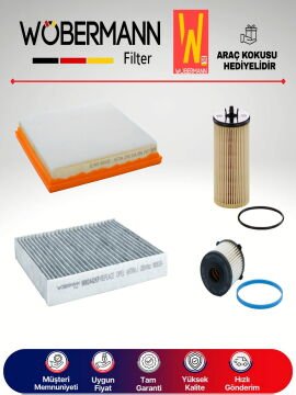 Wöbermann Opel Astra J 1.6 Cdti Filtre Bakım Seti 2013-2015 4KP
