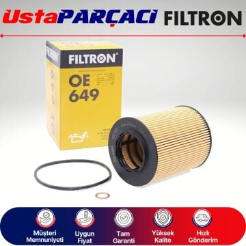 Filtron BMW 7 Serisi E38 7.28i Benzinli Yağ Filtresi 1996-2001 OE649 11421427908