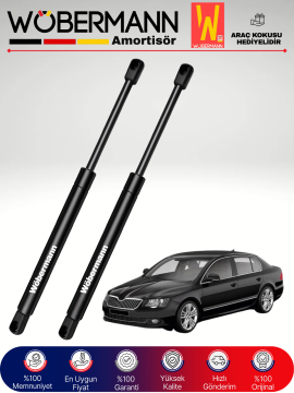Wöbermann Skoda Superb Bagaj Amortisörü Takım 540mm. Sağ-Sol 2008-2015