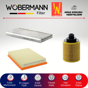 Wöbermann Opel Corsa C 1.3 Cdti Filtre Bakım Seti 2004-2007 3KP