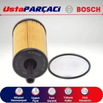 Bosch Citroen C3 1.4 Benzinli Yağ Filtresi 2003-2009 1457429193 P9193 1109.R6