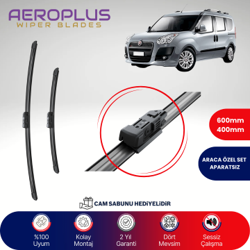 Aeroplus Fiat Doblo 263 2010-2020 Muz Silecek Takımı