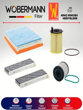 Wöbermann Peugeot 3008 1.6 Dizel Filtre Bakım Seti 2016-2020 4KP