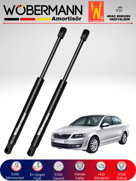 Wöbermann Skoda Octavia Sedan Bagaj Amortisörü Takım Sağ-Sol 2013-2017