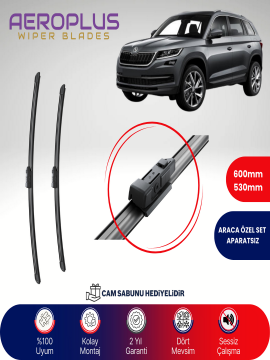 Aeroplus Skoda Kodiaq 2017-2021 Muz Silecek Takımı