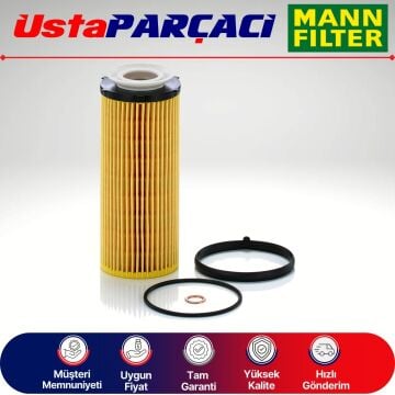 Mann-Filter Bmw X6 E71 40D Dizel Yağ Filtresi 2010-2013 HU720/3X 11427808443