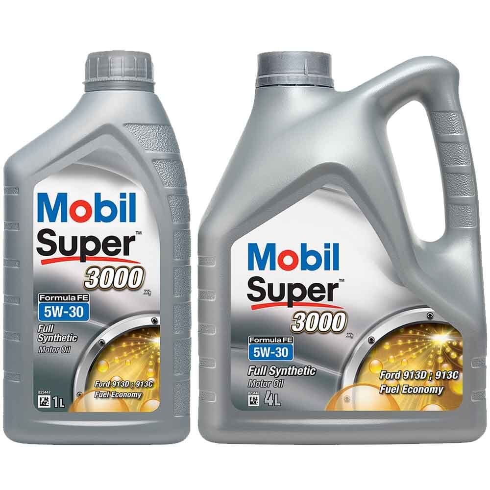 Mobil Super 3000 X1 FE 5W-30 Tam Sentetik Motor Yağı 4 L + 1 L