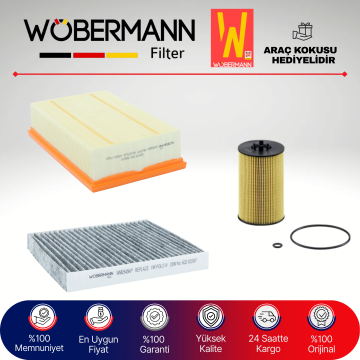 Wöbermann Seat İbiza 1.6 Tdi Filtre Bakım Seti 2017-2021 3KP DGT