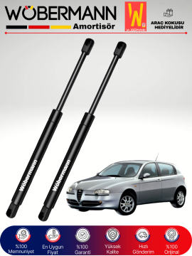 Wöbermann Alfa Romeo 147 Bagaj Amortisörü Takım Sağ-Sol 2001-2010