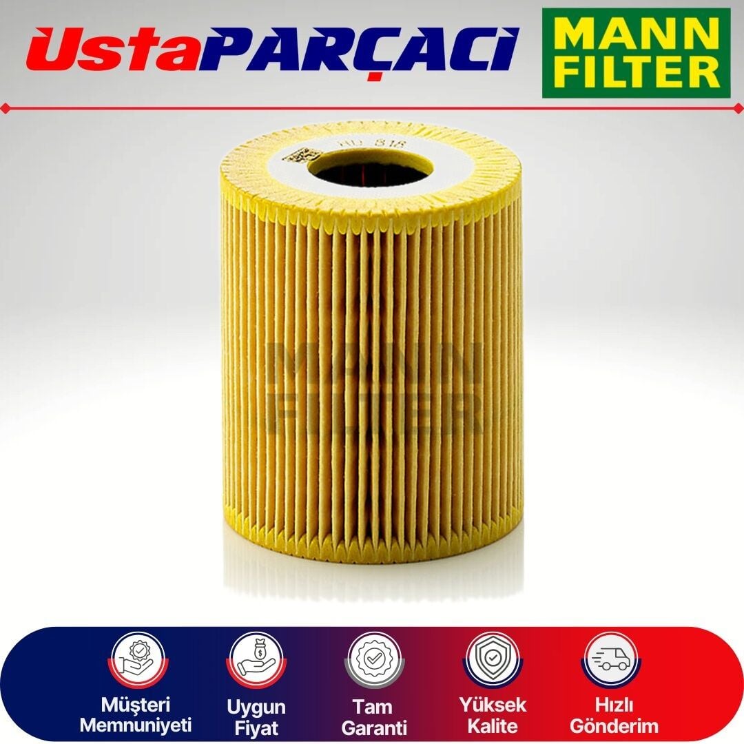 Mann-Filter Yağ Filtresi HU818X 11422247392
