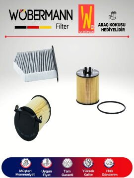 Wöbermann Seat Leon 1.4 Tsi Filtre Bakım Seti 2007-2012 3KP CAX