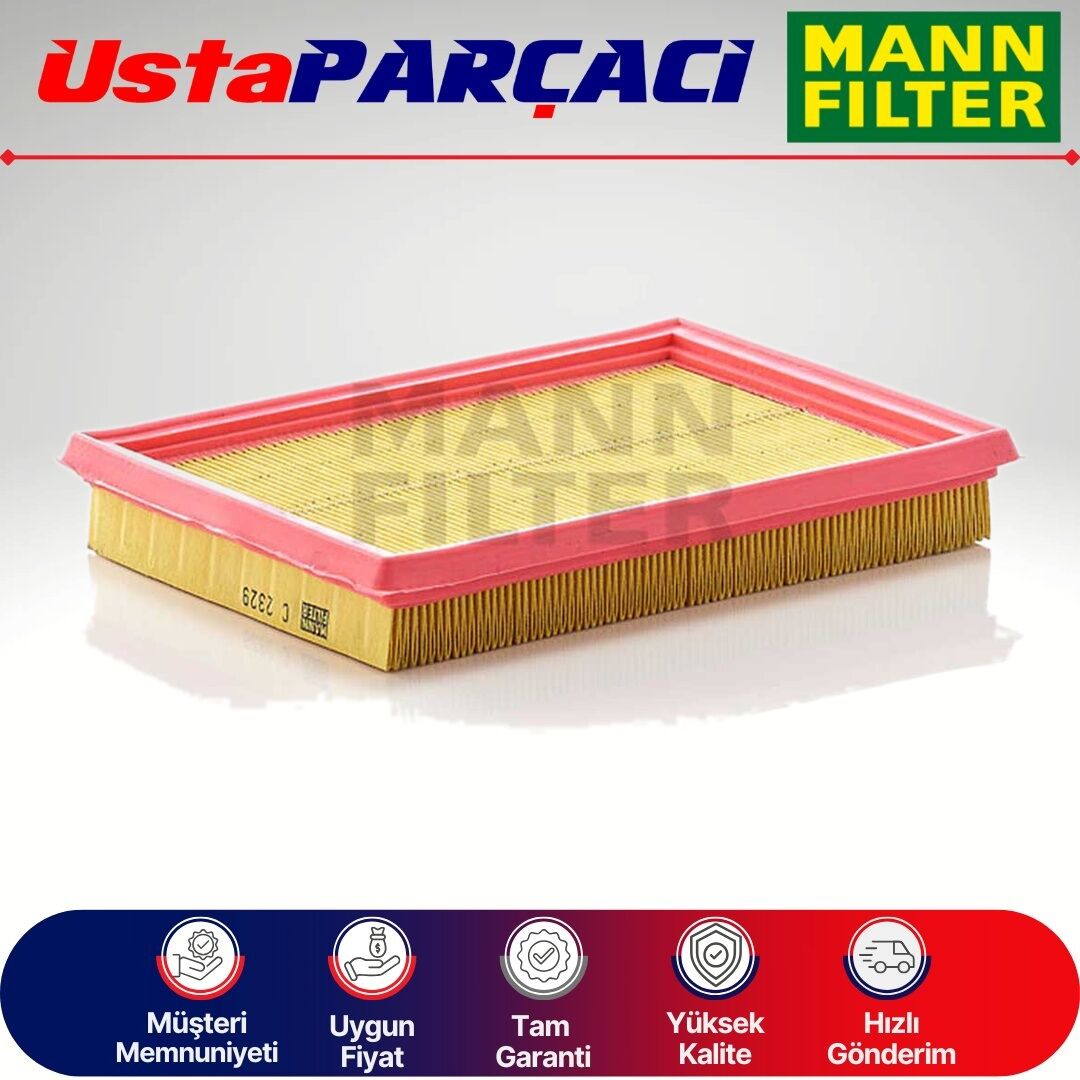 Mann-Filter Honda Euro Civic 1.4 Benzinli Hava Filtresi 1996-2001 C2329 17220P2A005