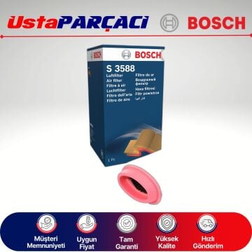 Bosch BMW 1 Serisi E87 1 18d M47 Dizel Hava Filtresi 2005-2007 1457433588 S3588 13712246997