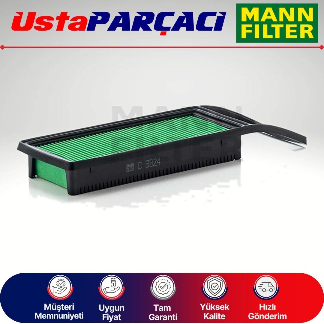 Mann-Filter Honda Jazz 1.4 Benzinli Hava Filtresi 2002-2005 C3324 17220PWC000