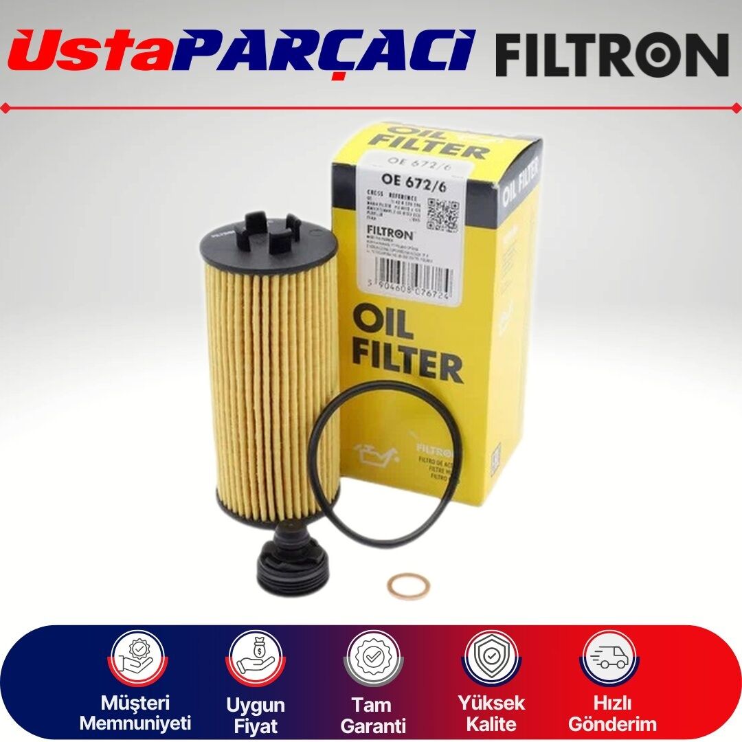 Filtron Yağ Filtresi OE672/6 11428575210